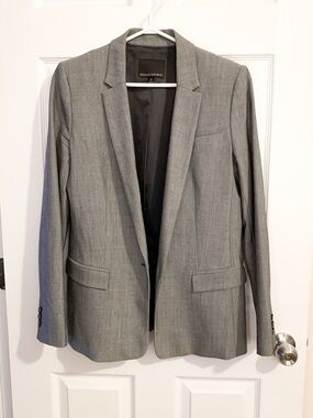 Banana Republic womans Gray Tailored Blazer - size 10